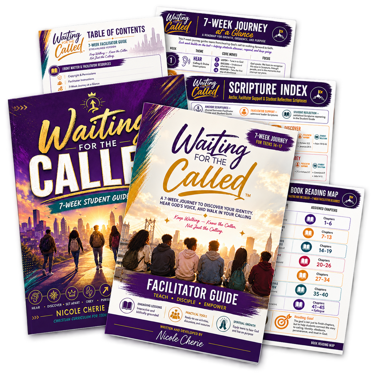 Waiting For The Called 7-week youth curriculum set with student and facilitator guides